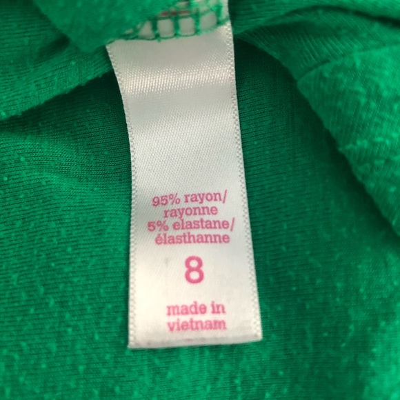 Girls Green Flower Shirt - Picture 5 of 7